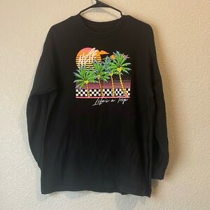 Neff Life’s a Trip screen printed long sleeve tee shirt.